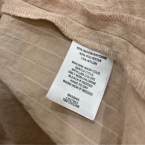 *Sold Treasure & Bond Long Blazer Pinstripe Tan Beige Oversized Sz XL - Picture 11 of 11